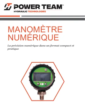 Première page de la documentation fabricant: Power Team HT_PT_9040DG_0225_Orange_FR – Brochure