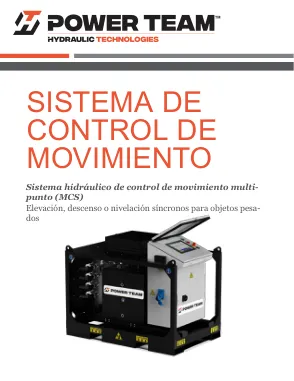 Première page de la documentation fabricant: Power Team HT_PT_MCS_0824_ES(MX) – Brochure