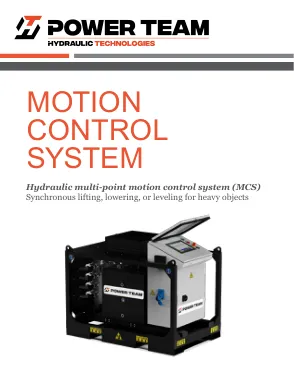 Première page de la documentation fabricant: Power Team HT_PT_MCS_0824_US – Brochure