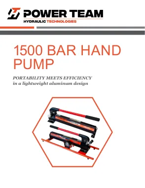 Première page de la documentation fabricant: Power Team HT_PT_P59L-1500_0425 – Brochure