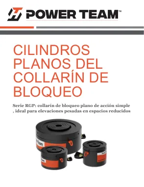 Première page de la documentation fabricant: Power Team HT_PT_RGP_Modular_Cylinders_1124_ES(MX) – Brochure