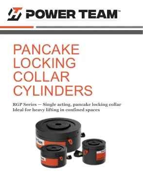 Première page de la documentation fabricant: Power Team HT_PT_RGP_Modular_Cylinders_1124 – Brochure
