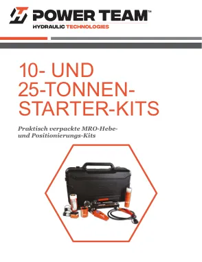 Première page de la documentation fabricant: Power Team HT_PT_SK_0425_DE – Brochure