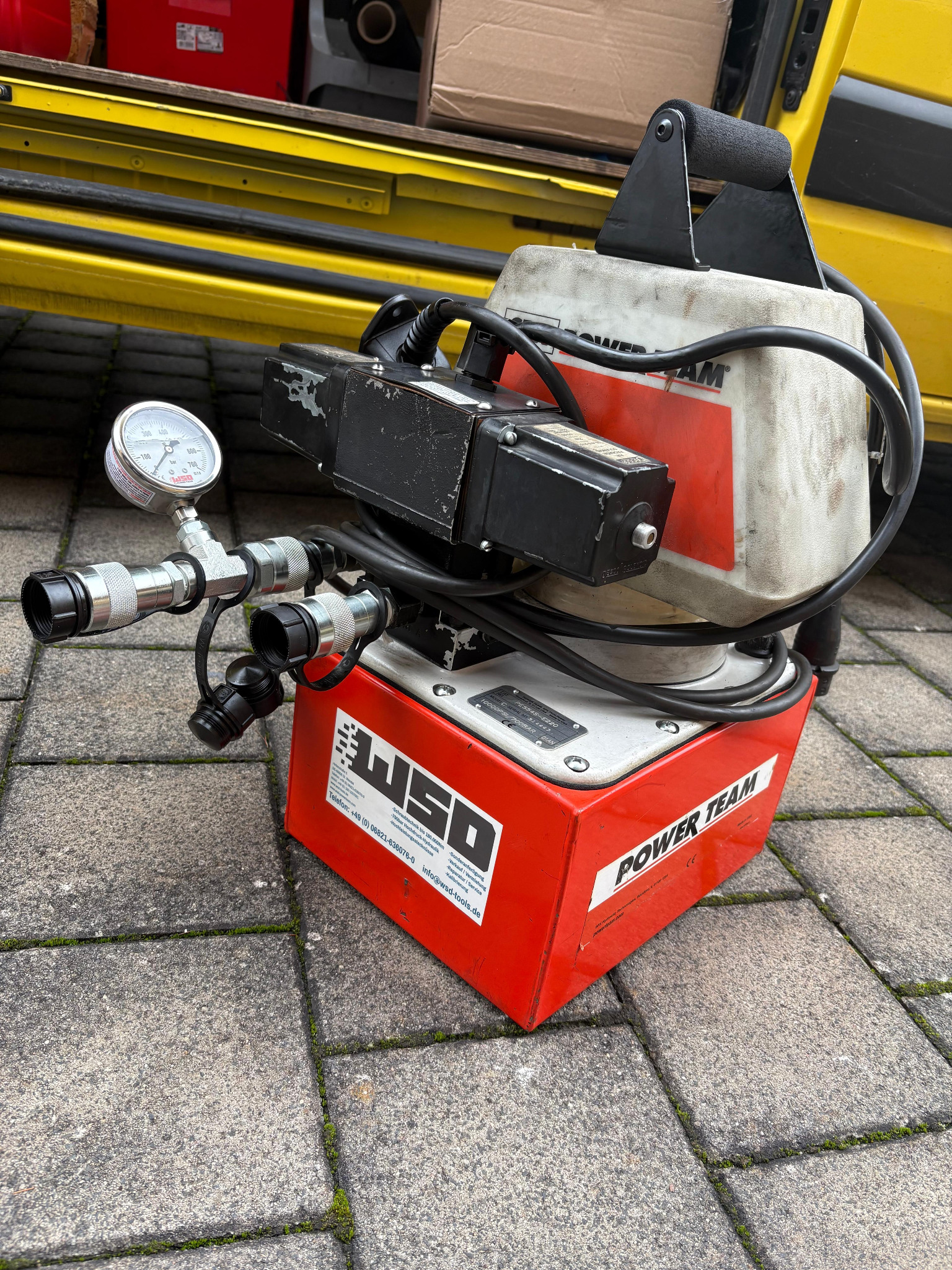Power Team PE554S electric hydraulic pump at WSD