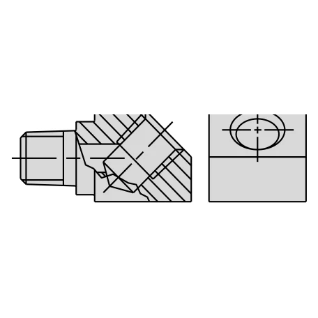 Power Team Racor hidráulico – Dibujo técnico