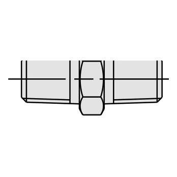 Power Team Racor hidráulico – Dibujo técnico