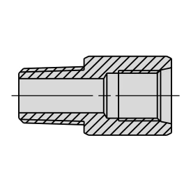 Power Team Racor hidráulico – Dibujo técnico