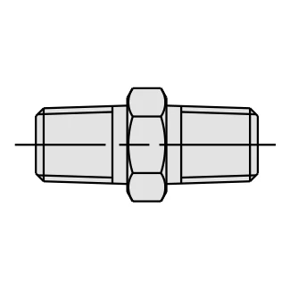 Power Team Racor hidráulico – Dibujo técnico