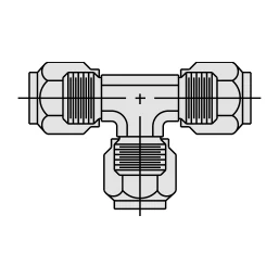 Power Team Racor hidráulico – Dibujo técnico