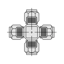 Power Team Raccord hydraulique – Dessin technique